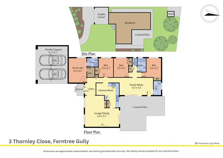 Floorplan of Homely house listing, 3 Thornley Close, Ferntree Gully VIC 3156