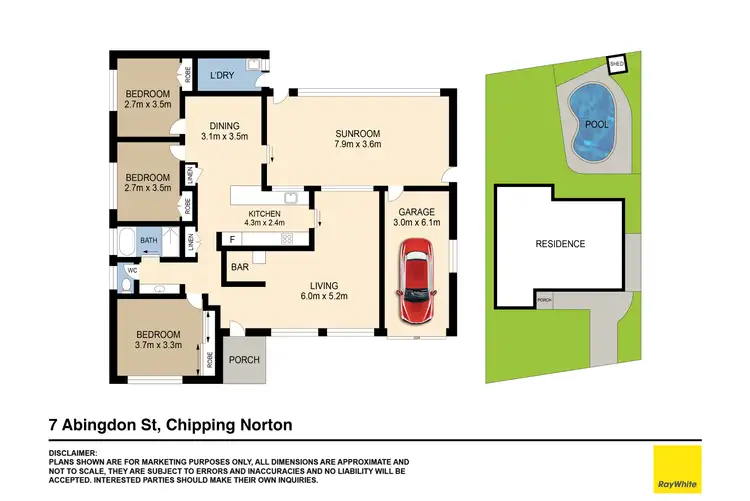Floorplan of Homely house listing, 7 Abingdon Street, Chipping Norton NSW 2170
