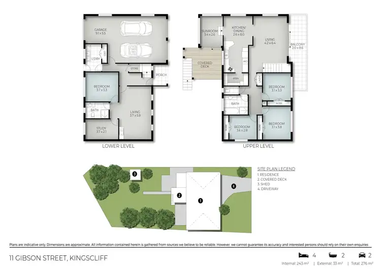 Floorplan of Homely house listing, 11 Gibson Street, Kingscliff NSW 2487