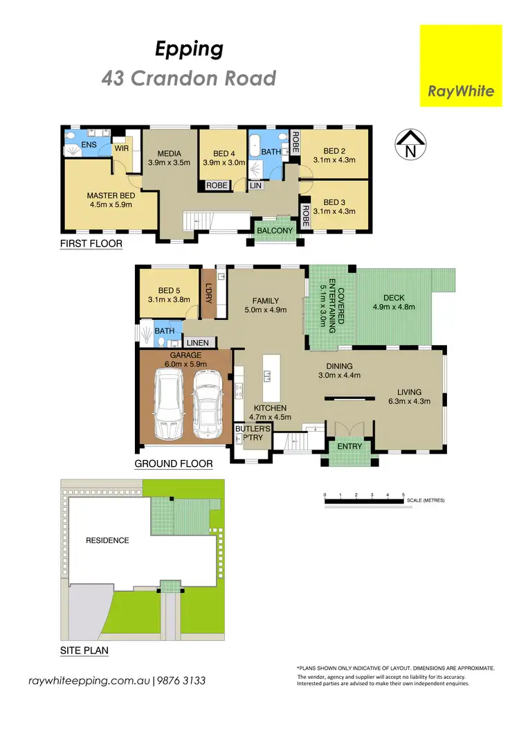 Floorplan of Homely house listing, 43 Crandon Road, Epping NSW 2121