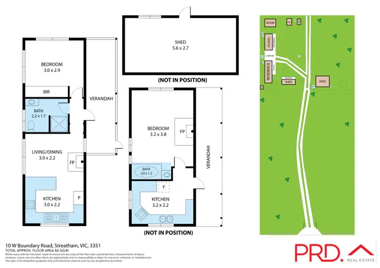 Floorplan of Homely house listing, 10 West Boundary Road, Streatham VIC 3351