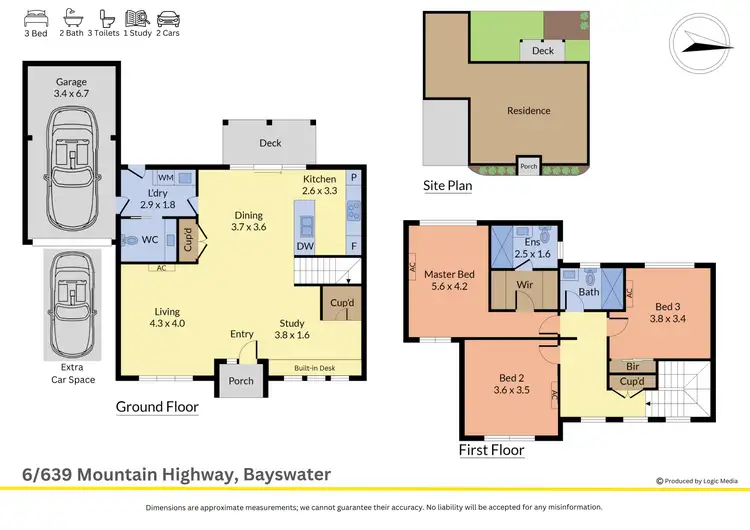 Floorplan of Homely townhouse listing, 6/639 Mountain Highway, Bayswater VIC 3153
