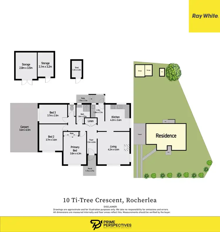 Floorplan of Homely house listing, 10 Ti-Tree Crescent, Rocherlea TAS 7248