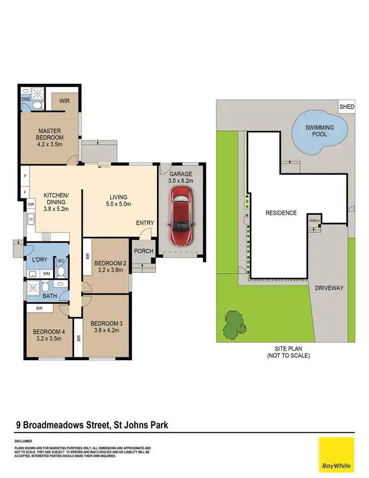 Floorplan of Homely house listing, 9 Broadmeadows Street, St Johns Park NSW 2176