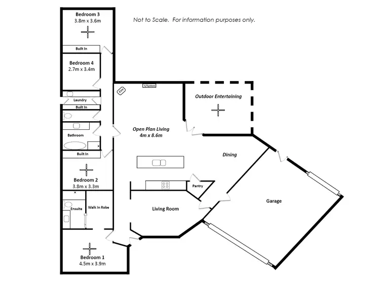 Floorplan of Homely house listing, 21 Federation Drive, Naracoorte SA 5271