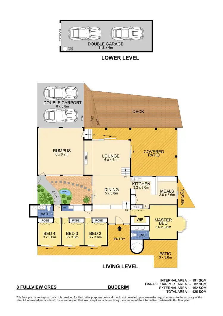 Floorplan of Homely house listing, 8 Fullview Crescent, Buderim QLD 4556
