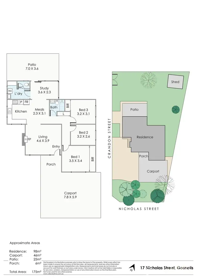 Floorplan of Homely house listing, 17 Nicholas Street, Gosnells WA 6110