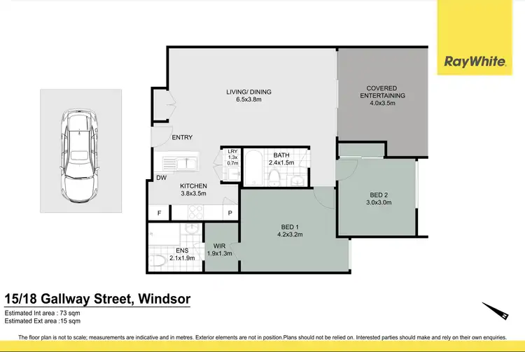 Floorplan of Homely unit listing, 15/18 Gallway Street, Windsor QLD 4030