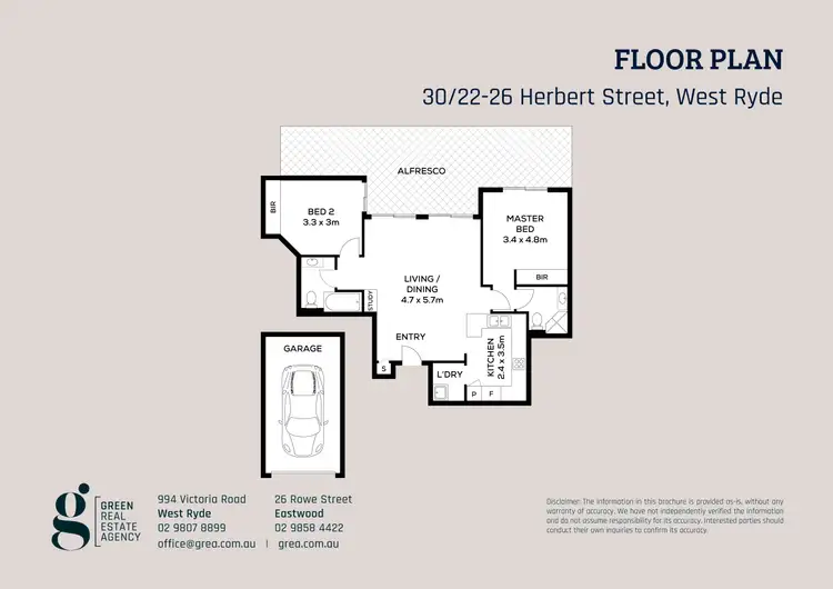 Floorplan of Homely apartment listing, 30/22-26 Herbert Street, West Ryde NSW 2114