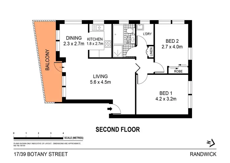 Floorplan of Homely apartment listing, 7/39 Botany Street, Randwick NSW 2031