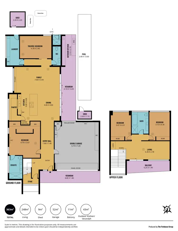 Floorplan of Homely house listing, 9 Crompton Drive, St Clair SA 5011