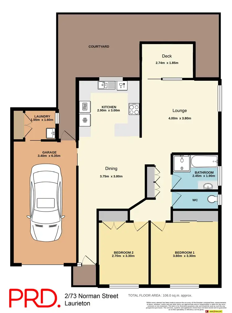 Floorplan of Homely villa listing, 2/73 Norman Street, Laurieton NSW 2443