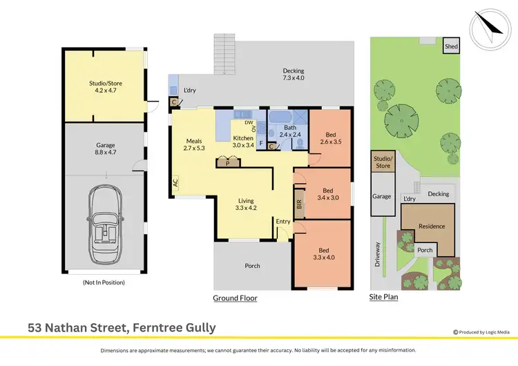 Floorplan of Homely house listing, 53 Nathan Street, Ferntree Gully VIC 3156
