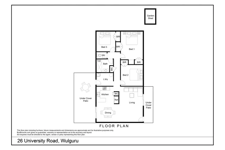 Floorplan of Homely house listing, 26 University Road, Wulguru QLD 4811