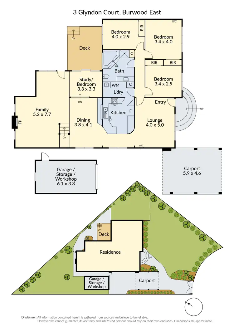 Floorplan of Homely house listing, 3 Glyndon Court, Burwood East VIC 3151