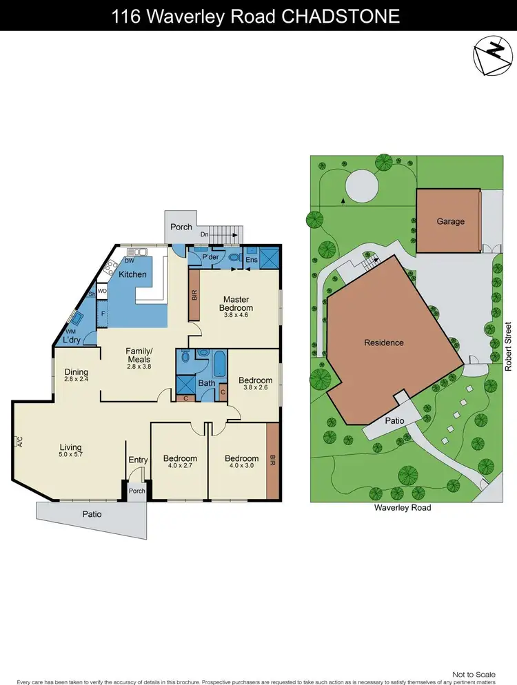 Floorplan of Homely house listing, 116 Waverley Road, Chadstone VIC 3148