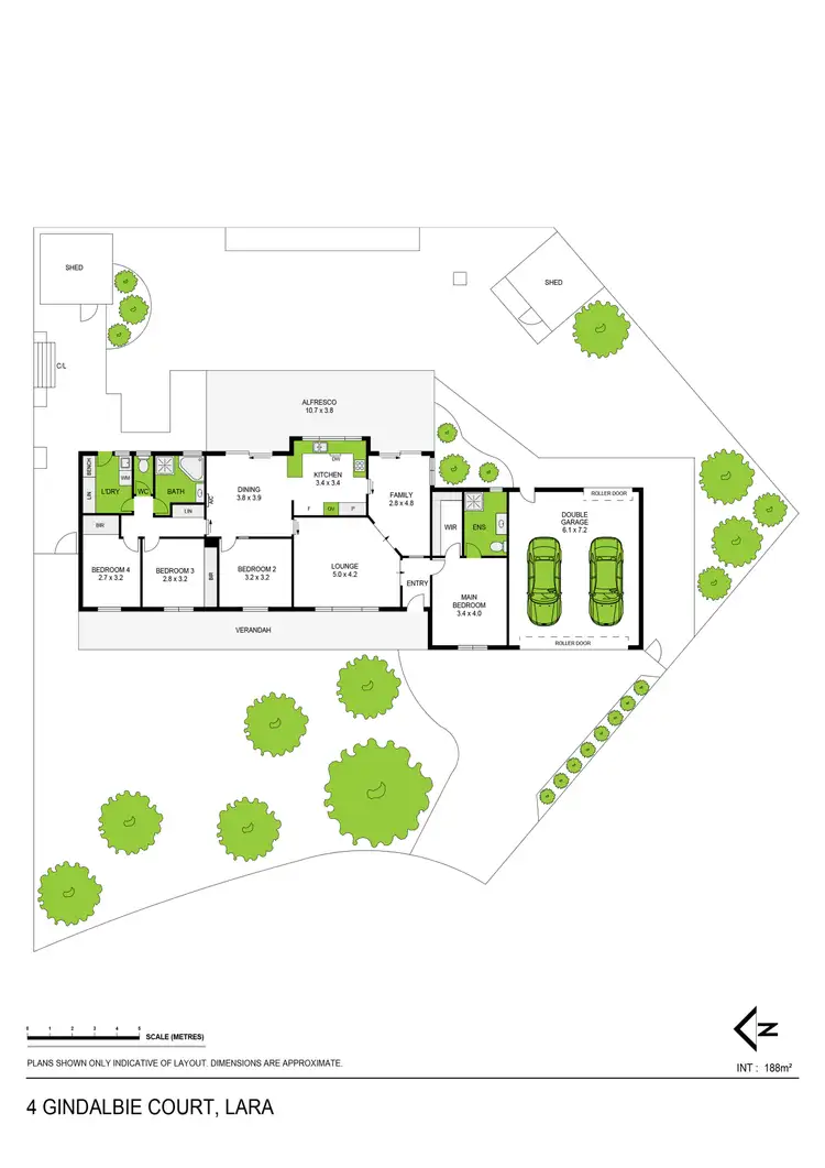 Floorplan of Homely house listing, 4 Gindalbie Court, Lara VIC 3212