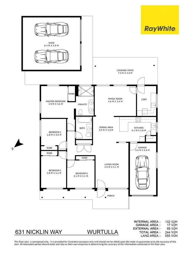 Floorplan of Homely house listing, 631 Nicklin Way, Wurtulla QLD 4575