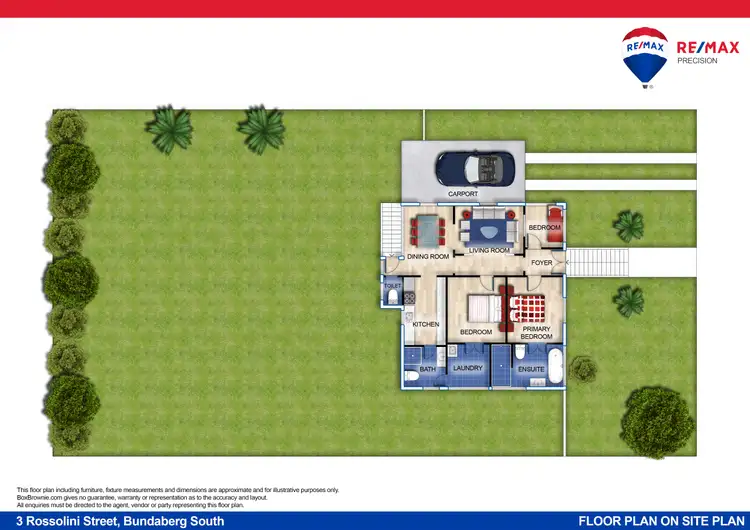 Floorplan of Homely house listing, 3 Rossolini Street, Bundaberg South QLD 4670