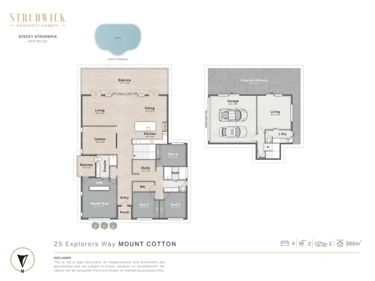 Floorplan of Homely house listing, 25 Explorers Way, Mount Cotton QLD 4165