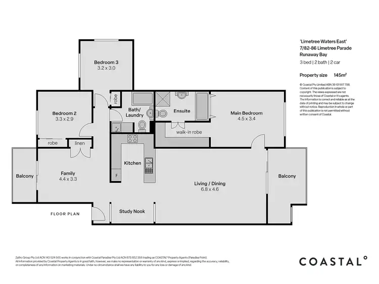 Floorplan of Homely apartment listing, 7/82-86 Limetree Parade, Runaway Bay QLD 4216