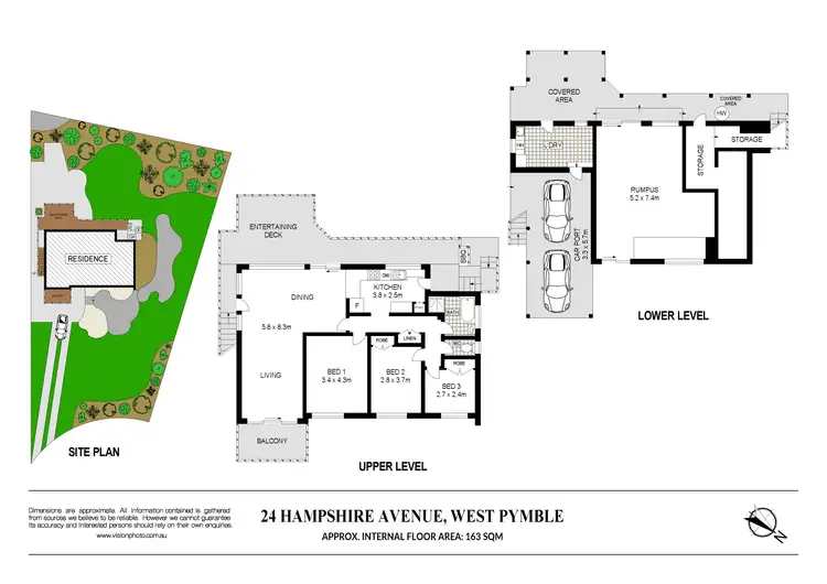Floorplan of Homely house listing, 24 Hampshire Avenue, West Pymble NSW 2073