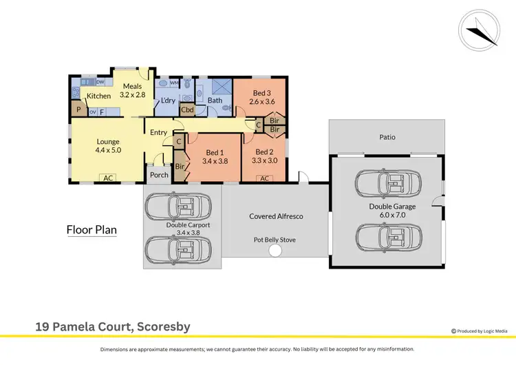 Floorplan of Homely house listing, 19 Pamela Court, Scoresby VIC 3179