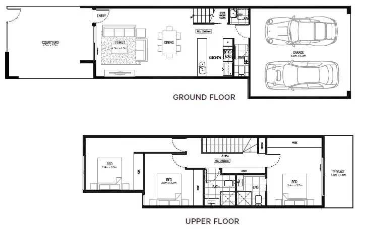 Floorplan of Homely townhouse listing, 4A Mulgara Loop, Throsby ACT 2914