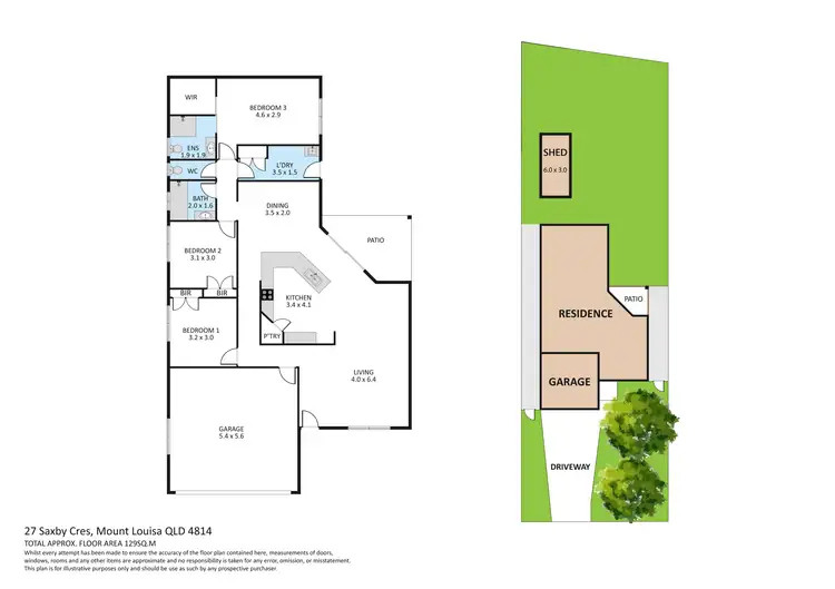Floorplan of Homely house listing, 27 Saxby Crescent, Mount Louisa QLD 4814