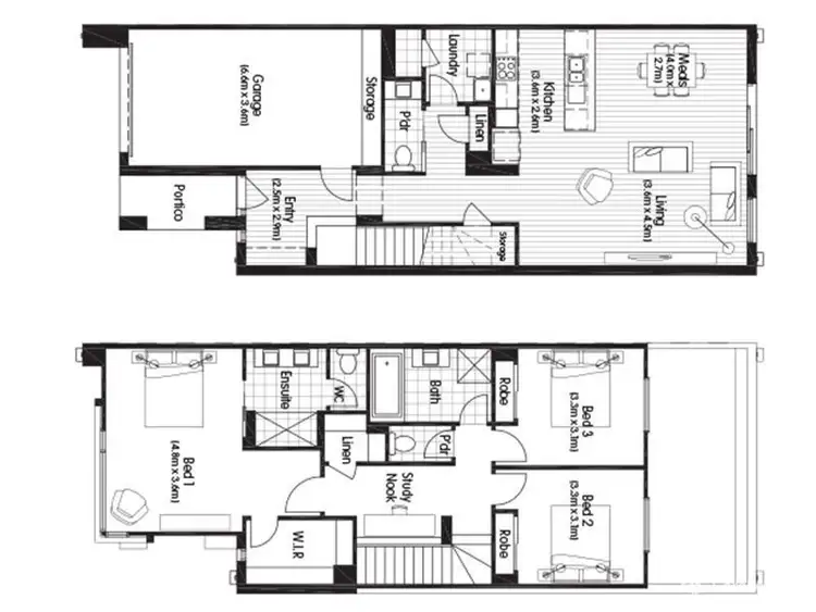 Floorplan of Homely house listing, 11 Hardware Lane, Point Cook VIC 3030