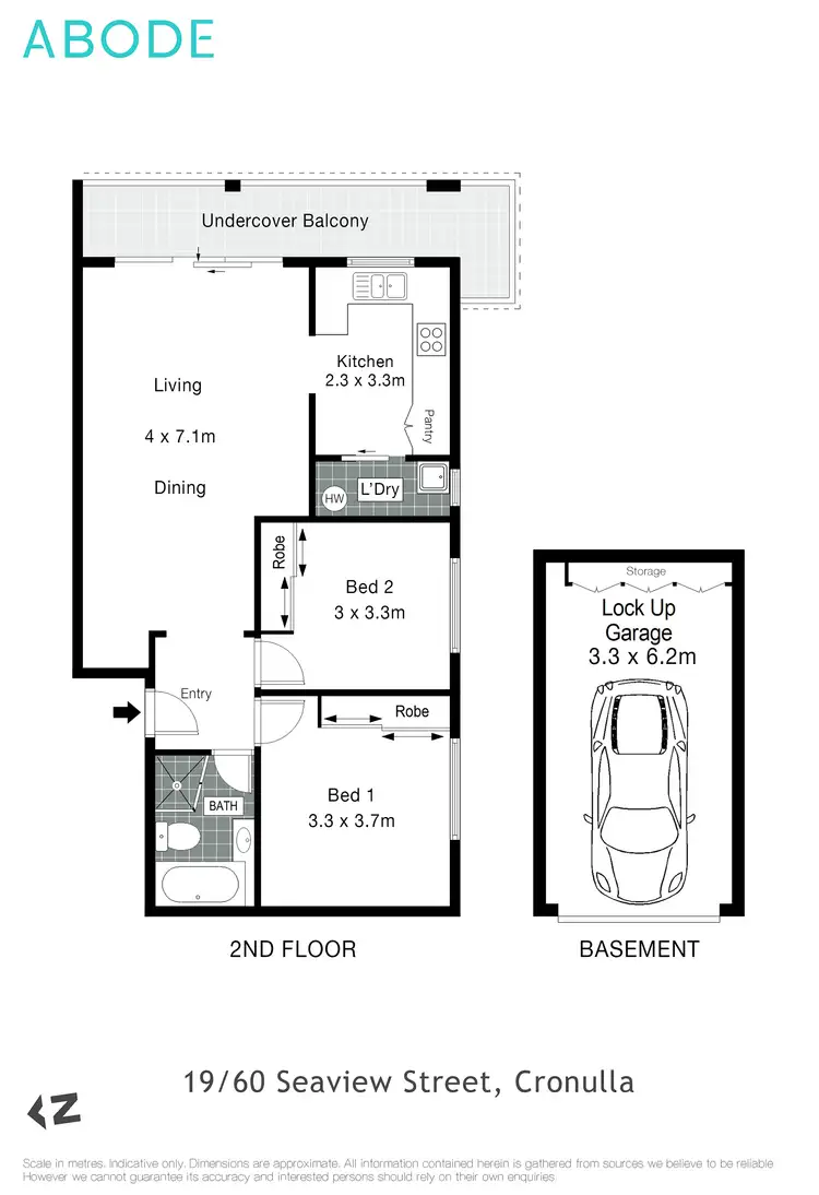 Floorplan of Homely apartment listing, 19/60-66 Seaview Street, Cronulla NSW 2230