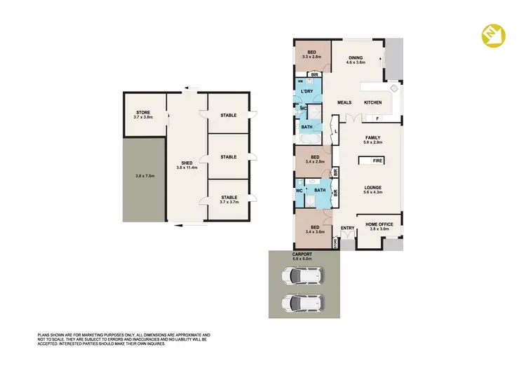 Floorplan of Homely rural property listing, 37 Hilltop Road, Tennyson NSW 2754