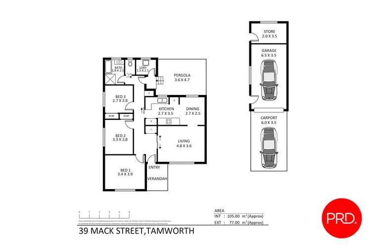 Floorplan of Homely house listing, 39 Mack Street, Tamworth NSW 2340