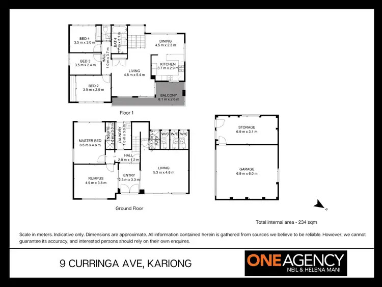 Floorplan of Homely house listing, 9 Curringa Road, Kariong NSW 2250