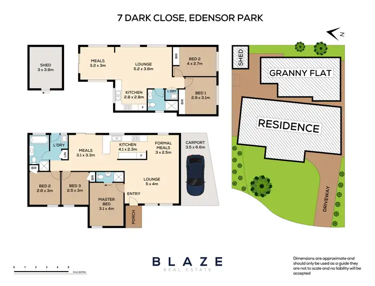 Floorplan of Homely house listing, 7 Dark Close, Edensor Park NSW 2176