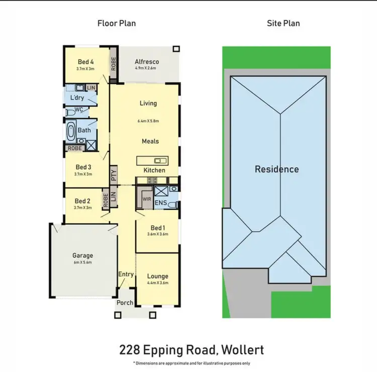 Floorplan of Homely house listing, 228 Epping Road, Wollert VIC 3750