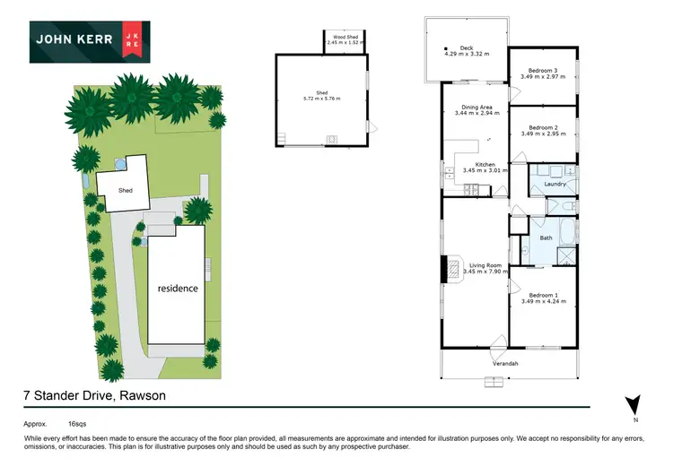 Floorplan of Homely house listing, 7 Stander Drive, Rawson VIC 3825