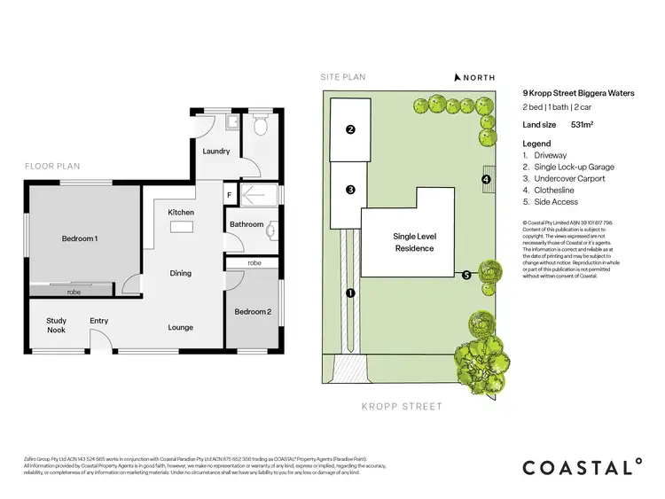 Floorplan of Homely house listing, 9 Kropp Street, Biggera Waters QLD 4216