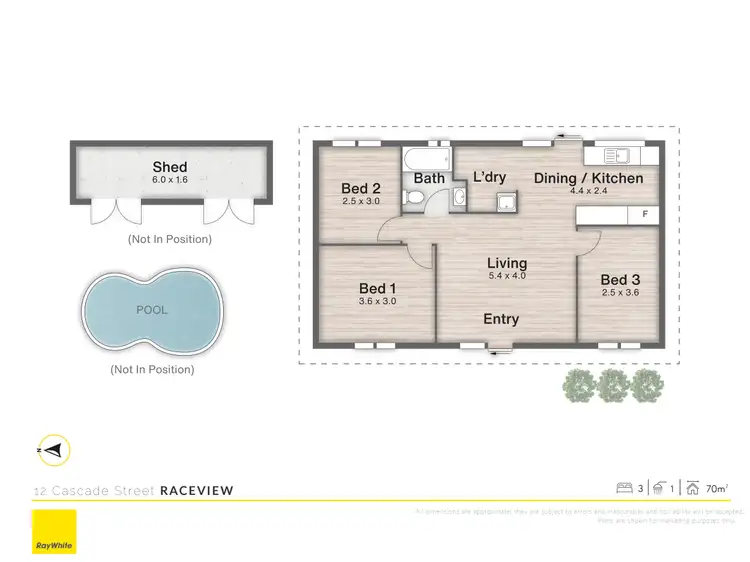Floorplan of Homely house listing, 12 Cascade Street, Raceview QLD 4305
