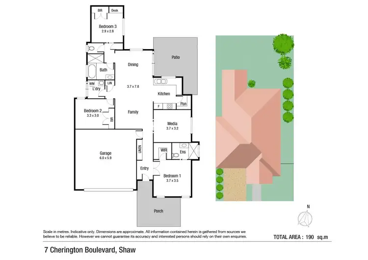 Floorplan of Homely house listing, 7 Cherington Boulevard, Shaw QLD 4818