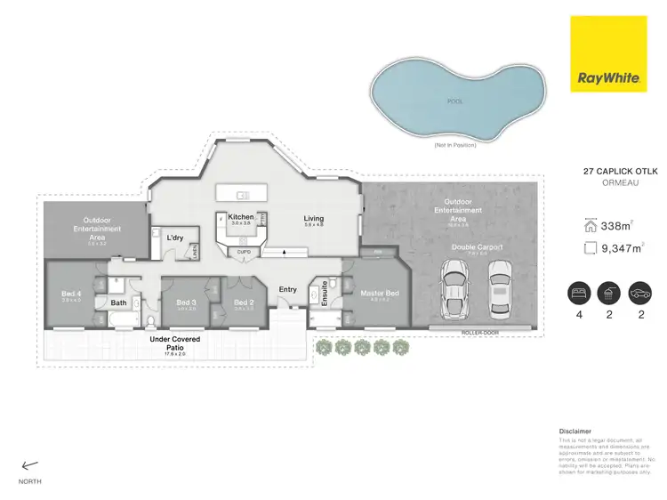 Floorplan of Homely house listing, 27 Caplick Outlook, Ormeau QLD 4208