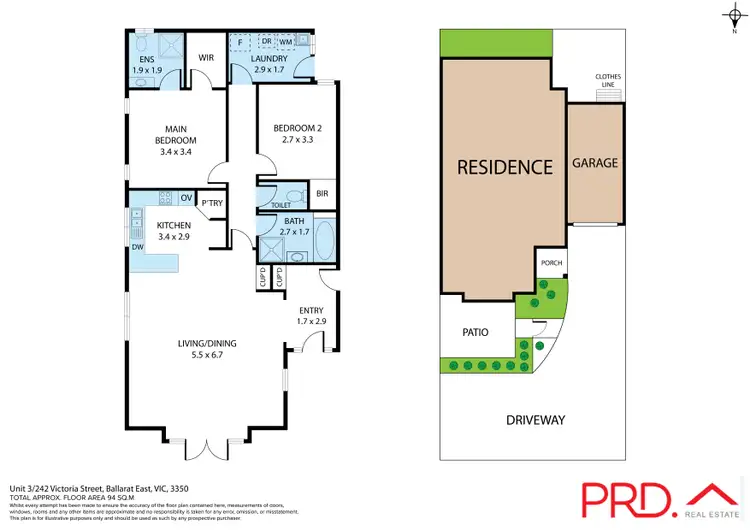 Floorplan of Homely townhouse listing, 3/242 Victoria Street, Ballarat East VIC 3350