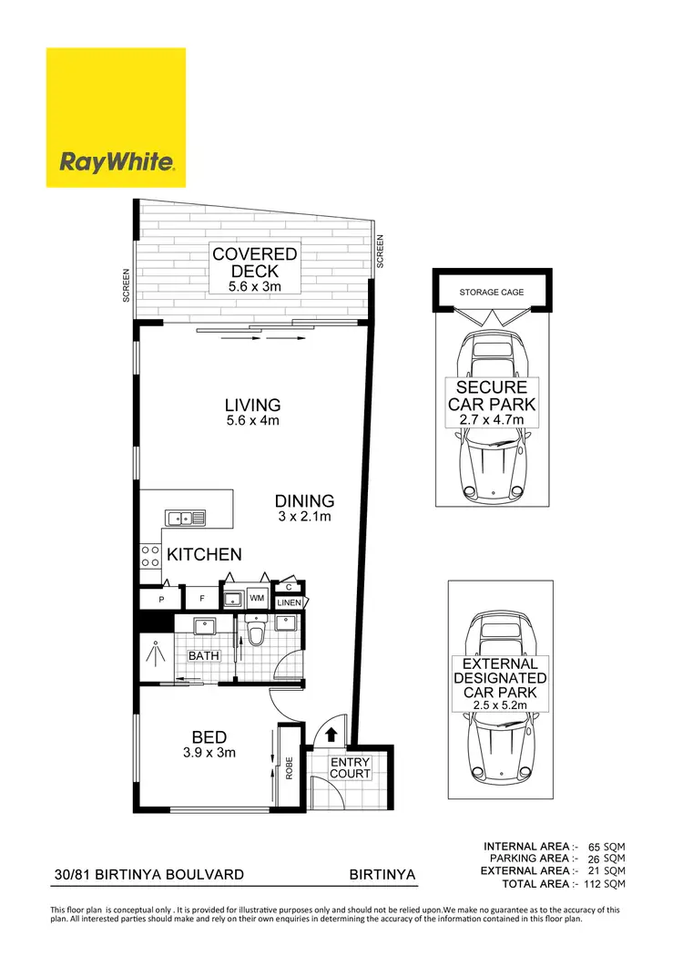 Floorplan of Homely unit listing, 30/81 Birtinya Boulevard, Birtinya QLD 4575