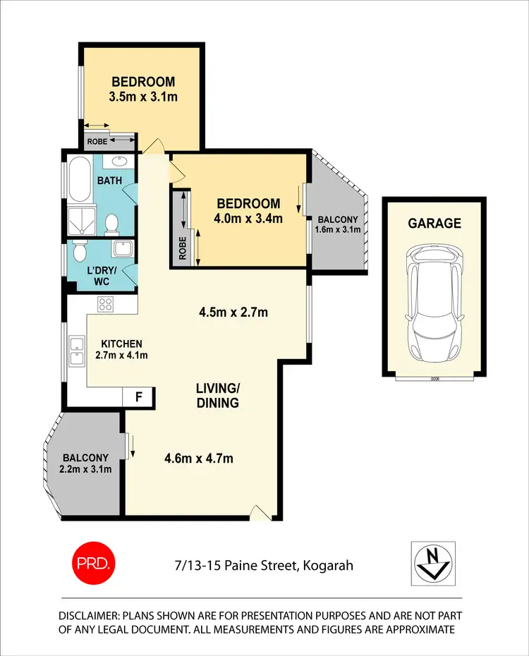 Floorplan of Homely unit listing, 7/13-15 Paine Street, Kogarah NSW 2217
