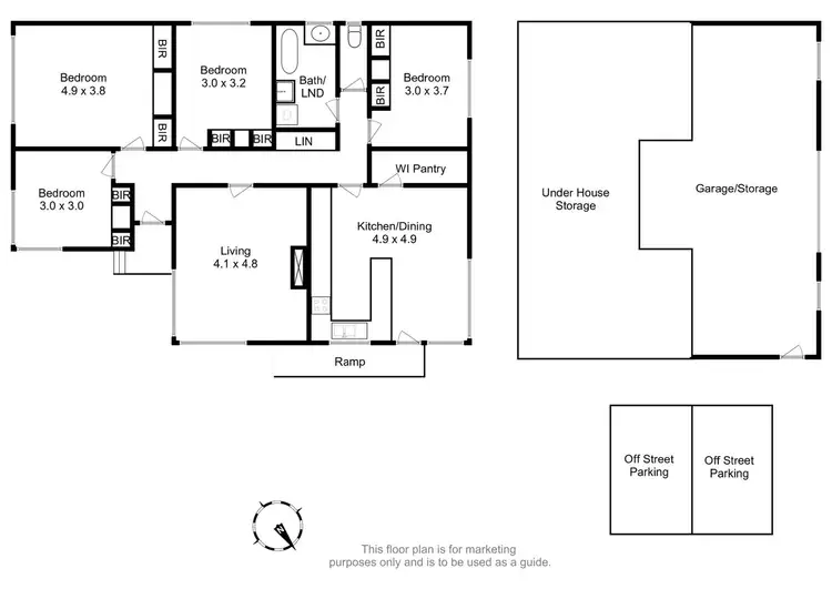 Floorplan of Homely house listing, 1/168 Tolosa Street, Glenorchy TAS 7010