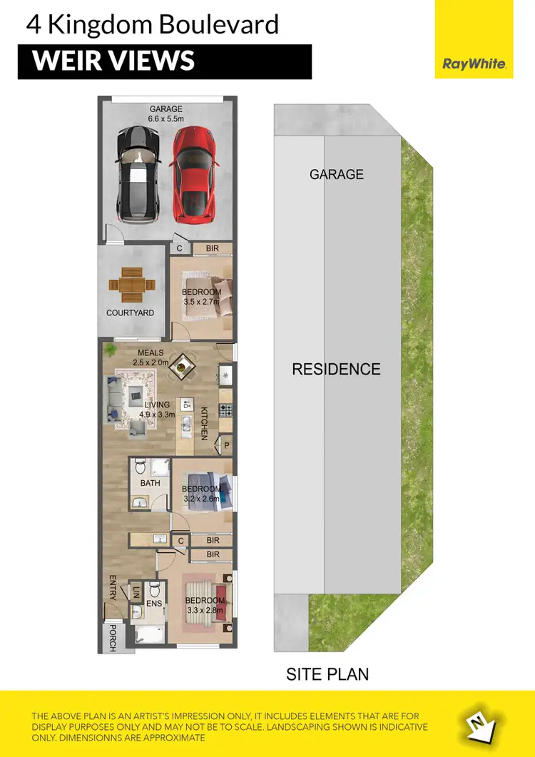 Floorplan of Homely house listing, 4 Kingdom Boulevard, Weir Views VIC 3338