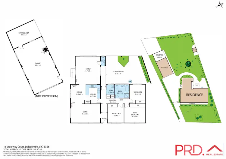Floorplan of Homely house listing, 11 Woolway Court, Delacombe VIC 3356