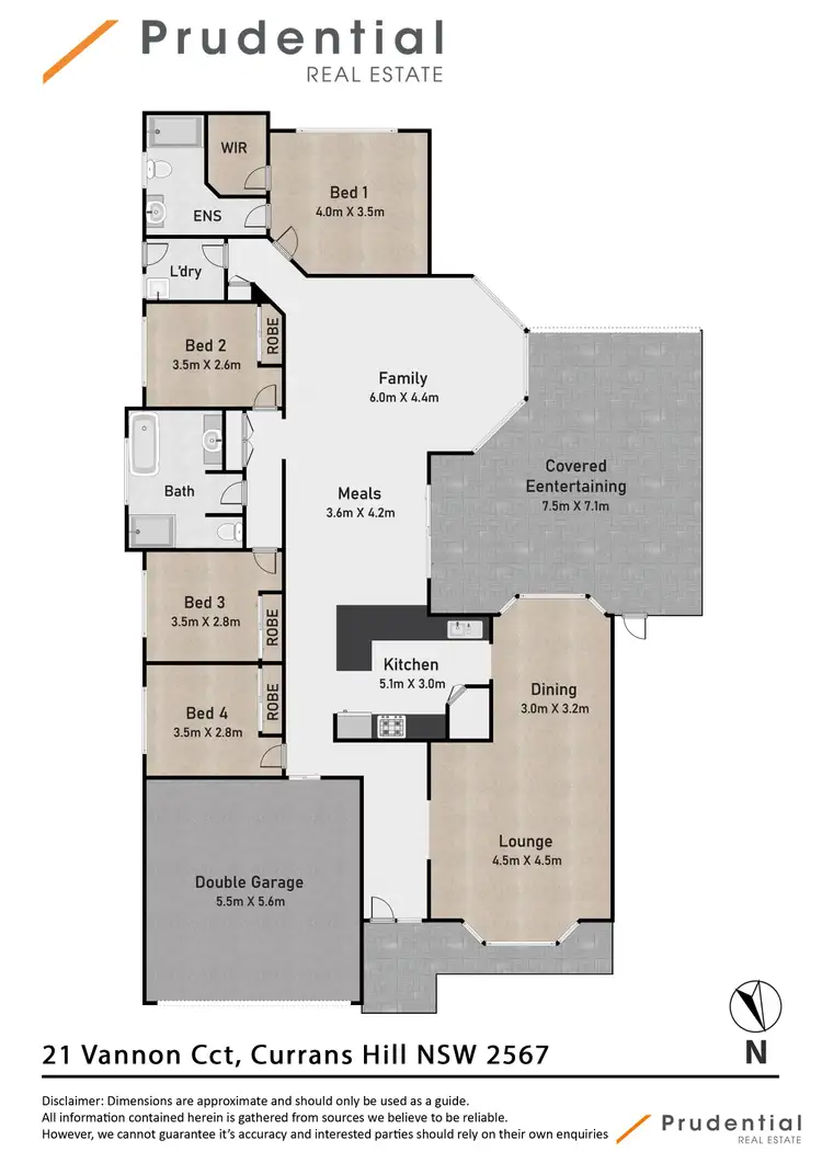 Floorplan of Homely house listing, 21 Vannon Circuit, Currans Hill NSW 2567