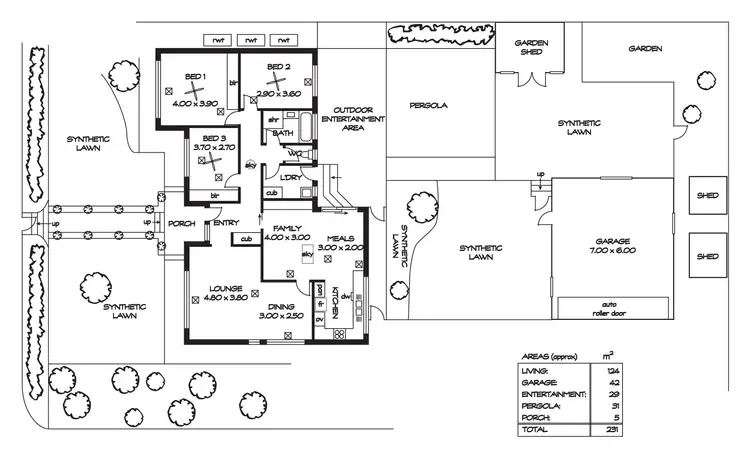 Floorplan of Homely house listing, 4 Elliston Avenue, Highbury SA 5089