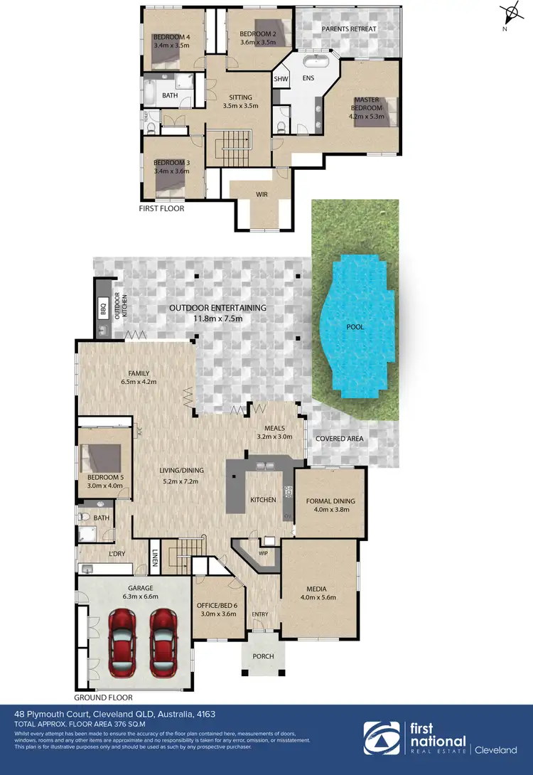 Floorplan of Homely house listing, 48 Plymouth Court, Raby Bay QLD 4163
